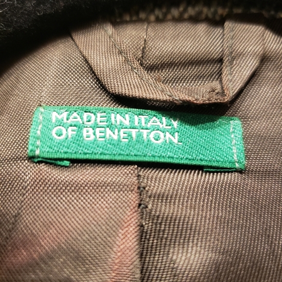 United Colors of Benetton Tweed Blazer - Sz 38 EU - Picture 4 of 7